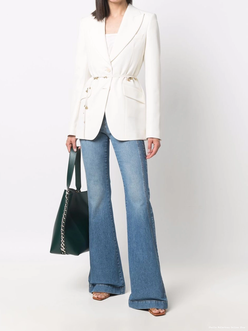 Affordable blazer single-breasted Stella belted Women McCartney 0719